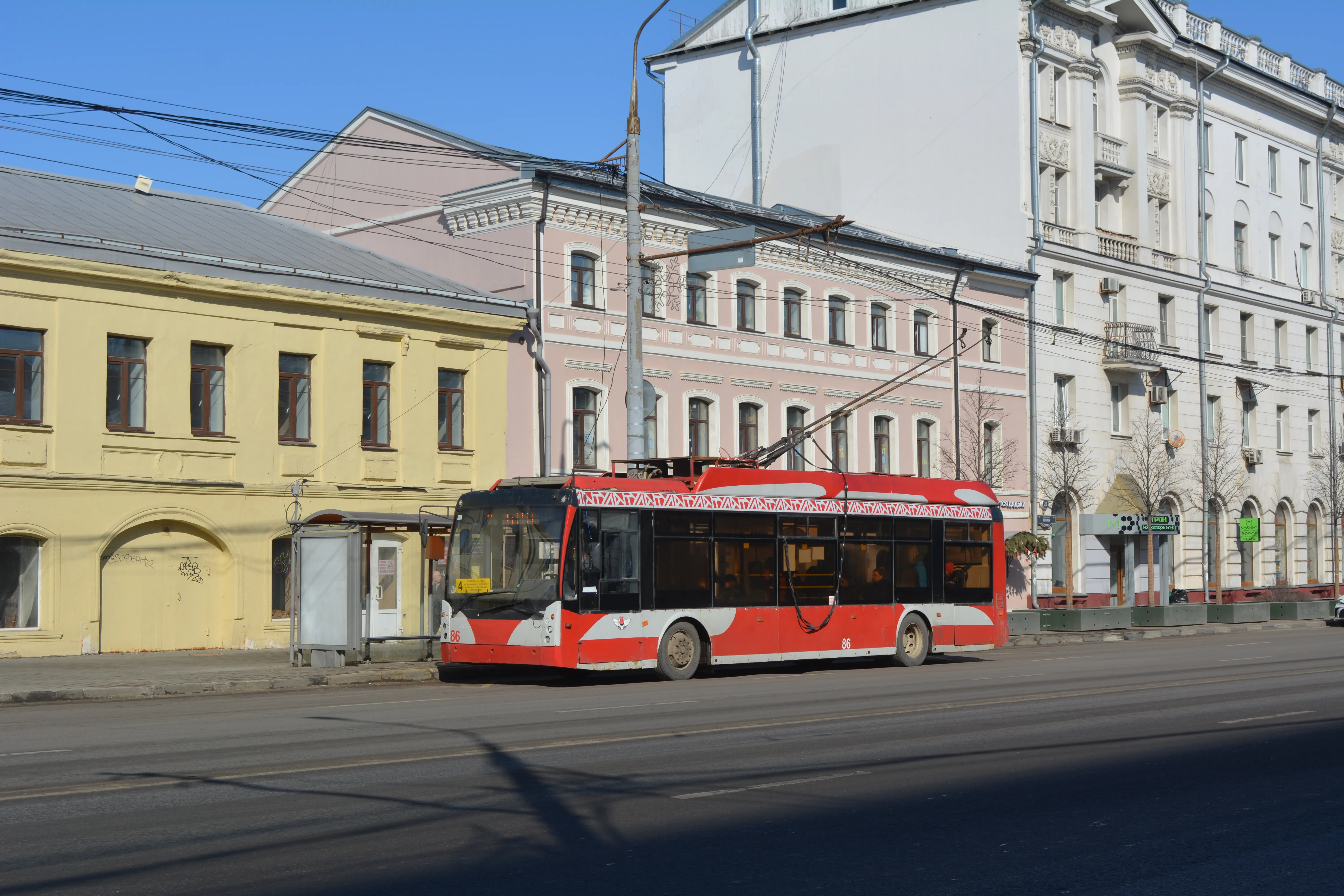Открытие троллейбусного движения в Туле