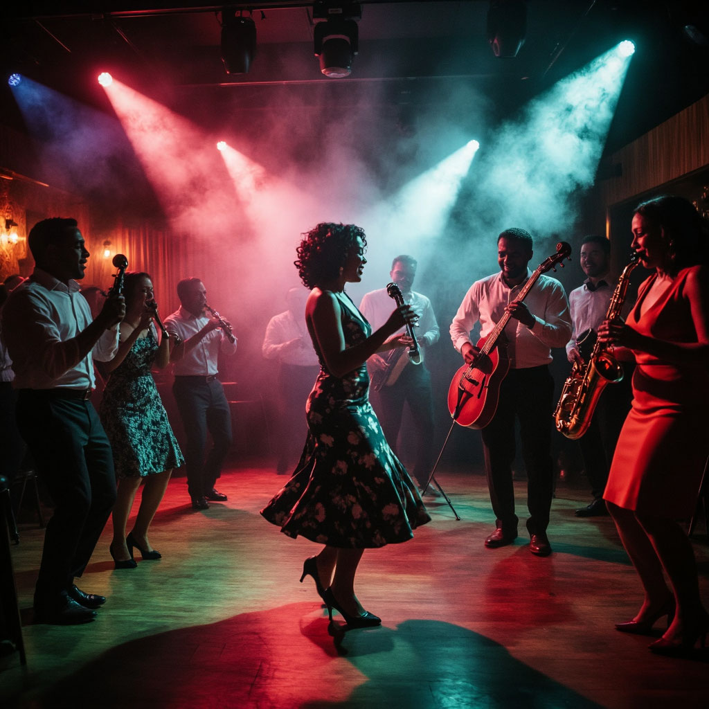 Танцевальная джазовая вечеринка